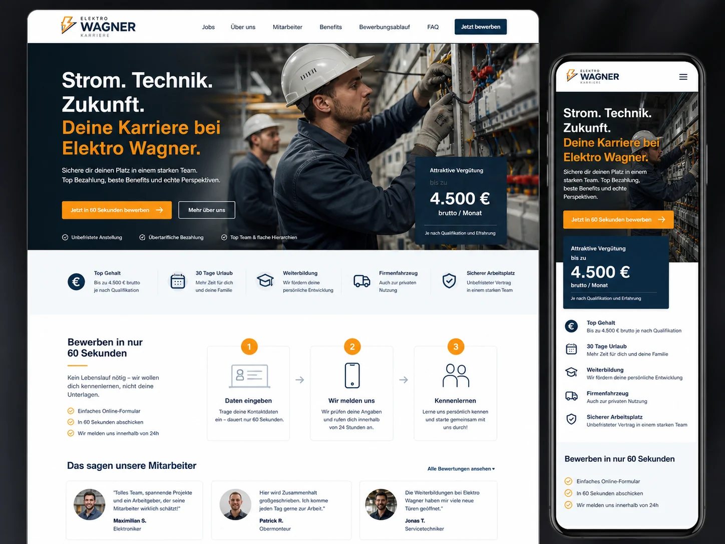 Karriereseite Elektro